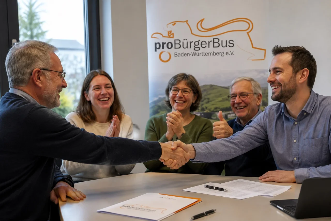 Büfobus bewirbt sich um Mitgliedschaft bei Pro Bürgerbus Baden-Württemberg