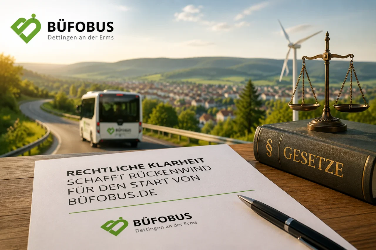 Rechtliche Klarheit schafft Rückenwind für den Start von Buefobus.de